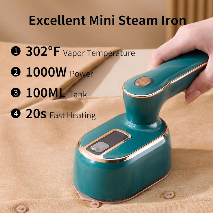 Portable Iron Travel Steamer for Clothes